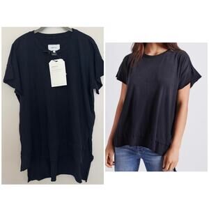 Current/Elliot The High Low Tee in Black
